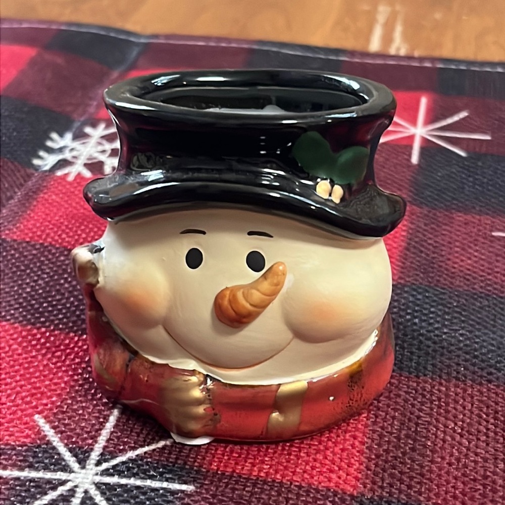 FREE with Purchase • Snowman Candle